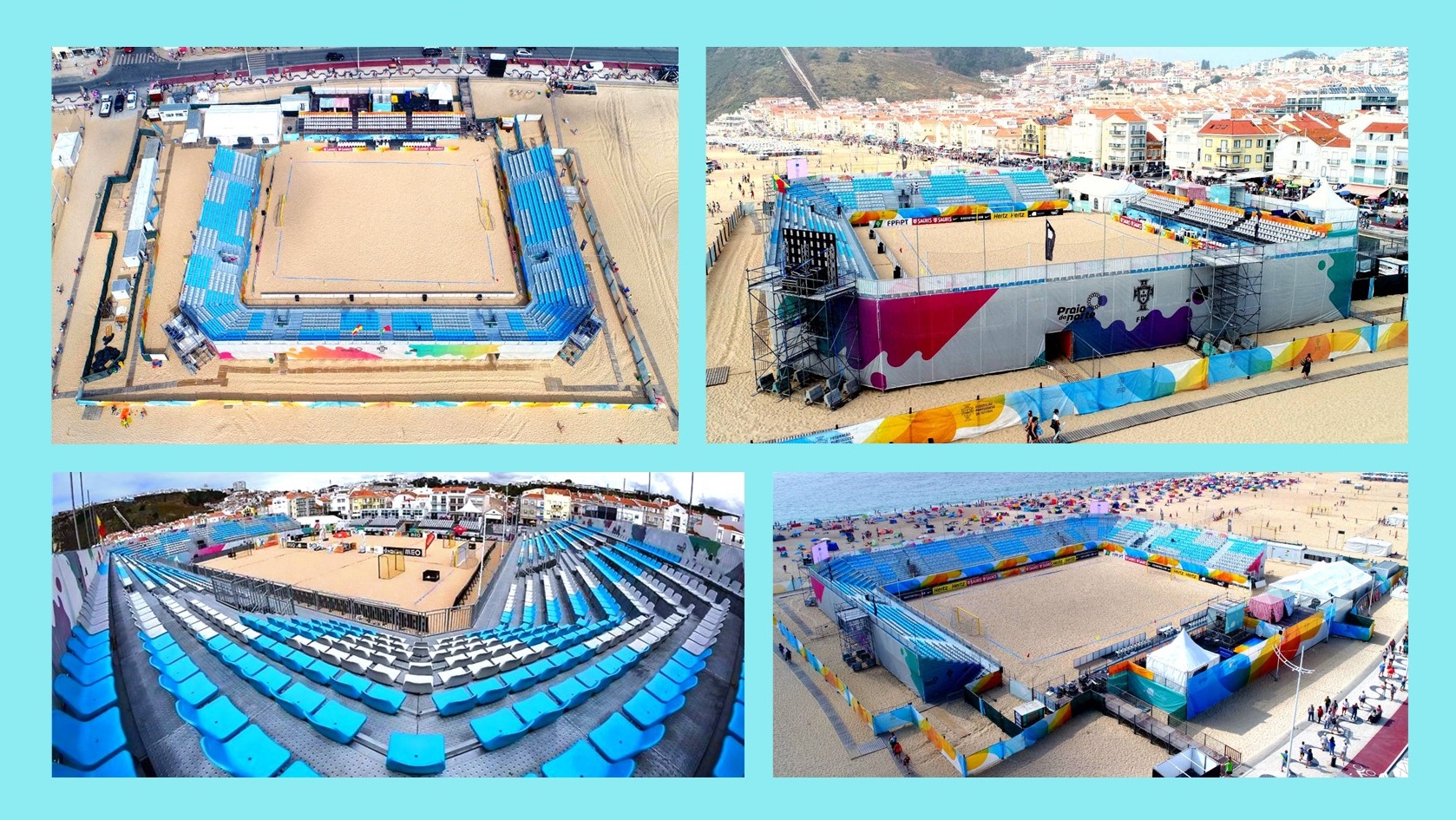 Nazare Beach Soccer Stadium  – PORTUGAL – 1,900 grandstand seats- 2018